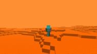 A player exploring Mars in SpaceCraft (Image via CapCreeperGR/CurseForge)
